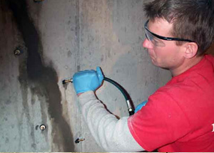 urethane basement waterproofing professional